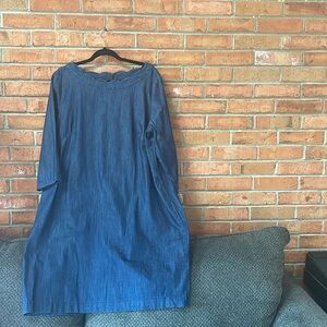 Talbots Plus Denim Dress